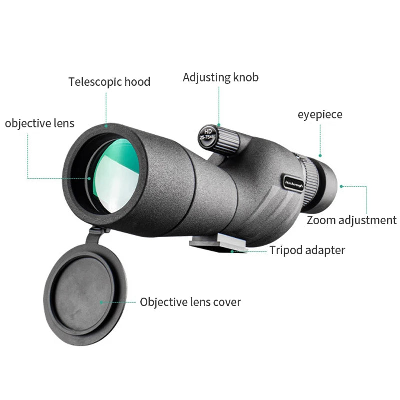 Vanguard 75x HD Spotting Scope